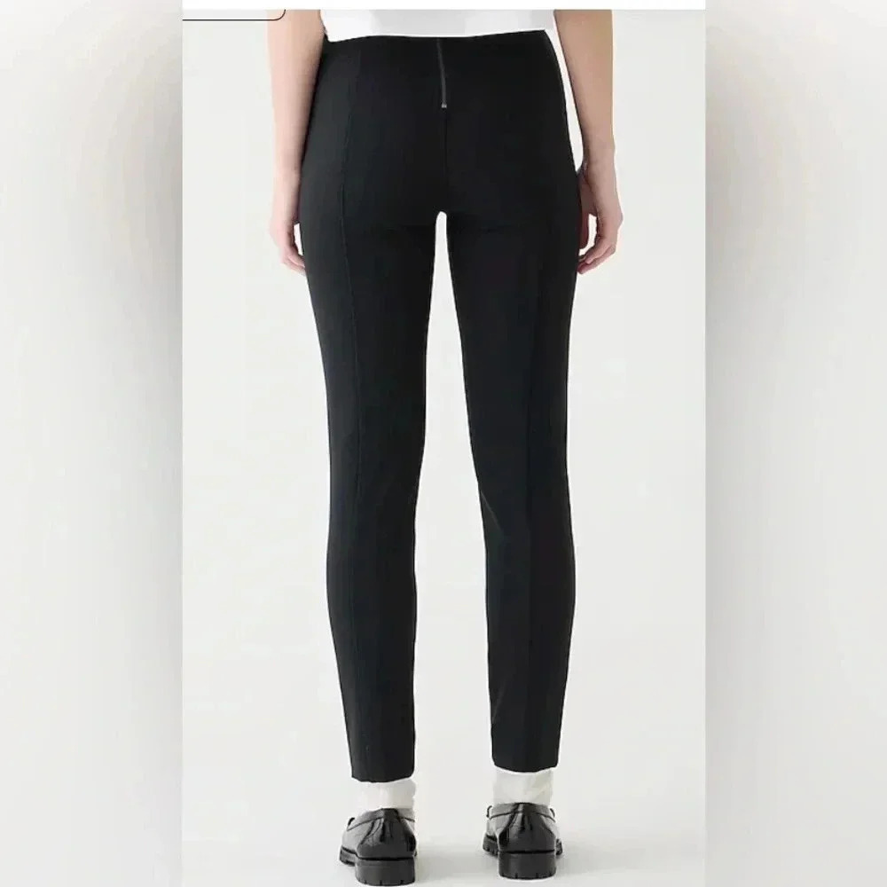 Women’s J.Crew Pixie Pants Size 2R Black With Back Zipper EUC - Picture 2 of 10